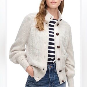 J. Crew - Knit Cardigan Sweater With Cute Button Detail